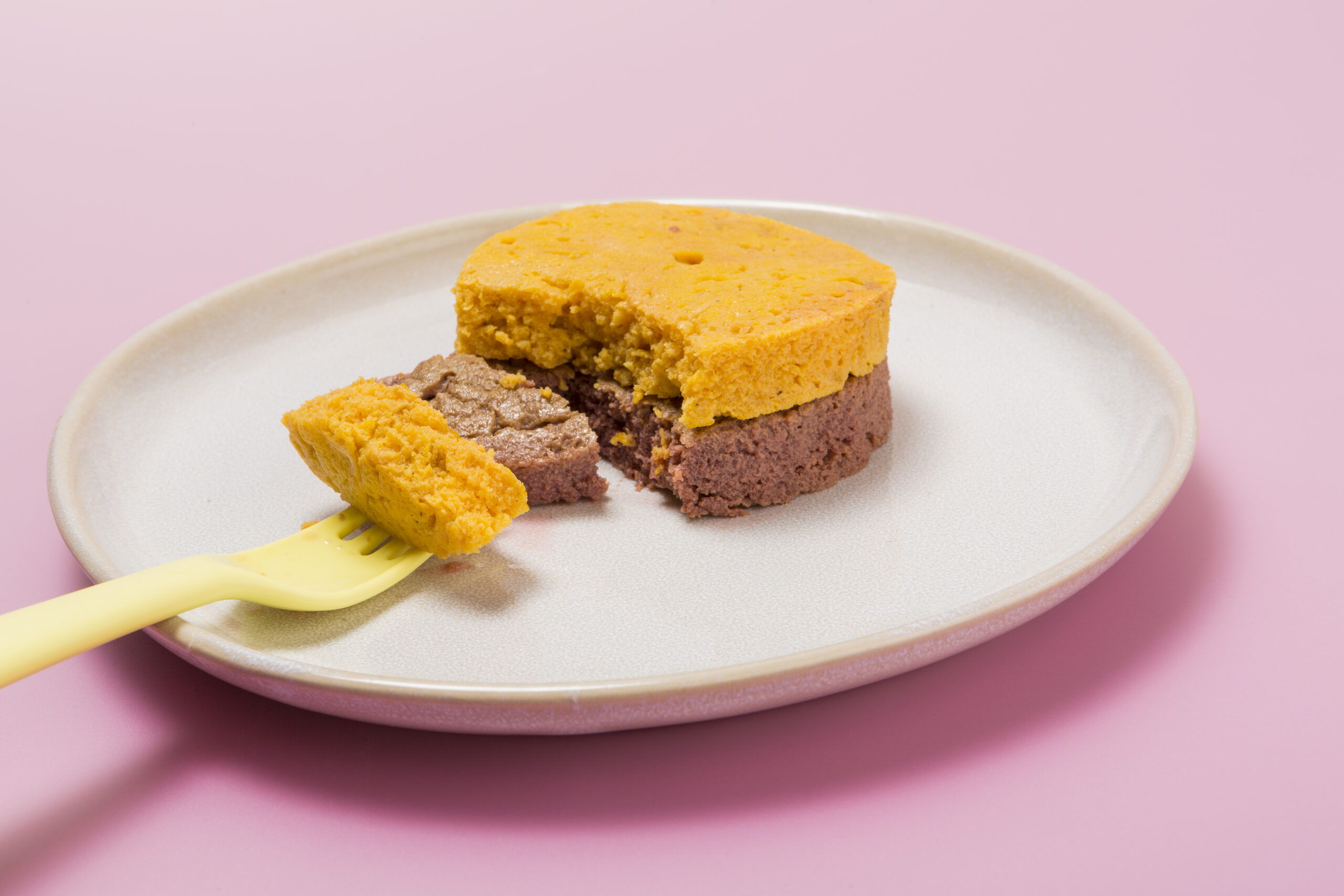 Tortilla naranja y rosa